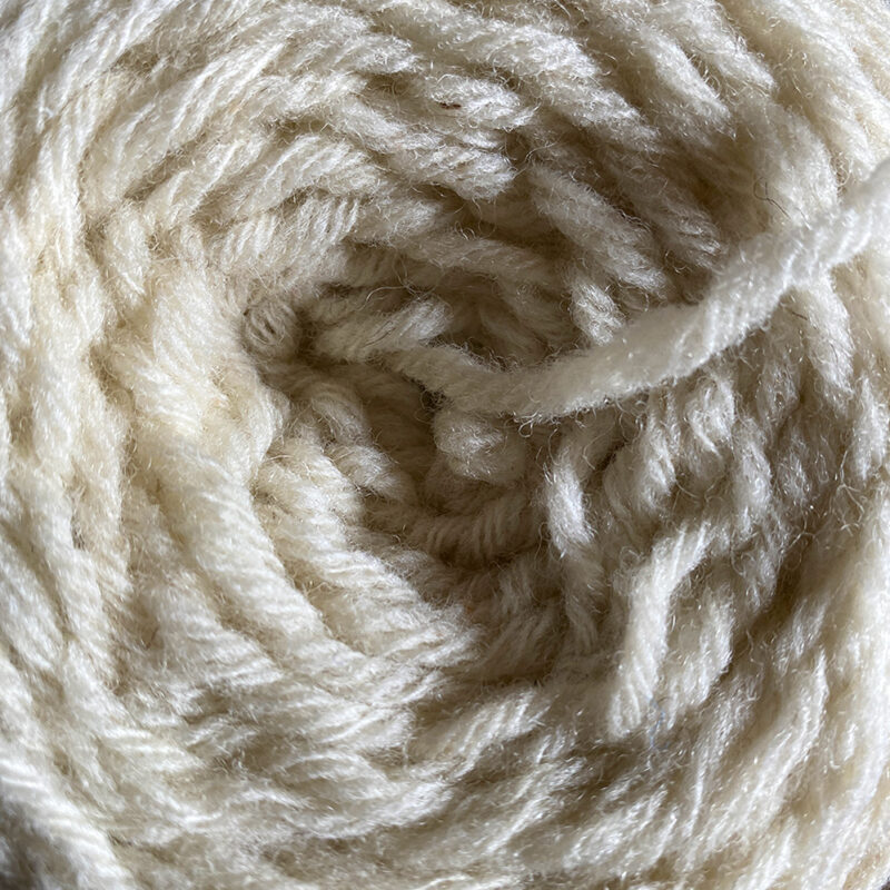 fil de laine naturelle écrue Hampshire 6brins